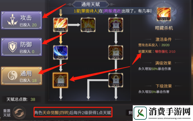 我的侠客天赋怎么点