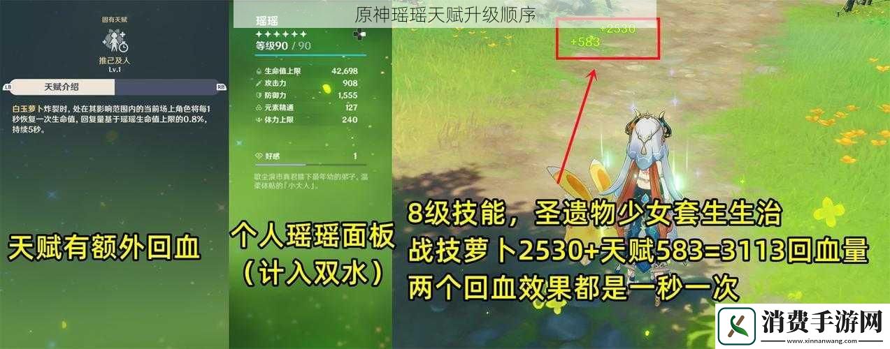 原神瑶瑶天赋升级顺序