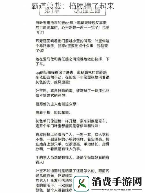 霸道总裁：掐腰撞了起来