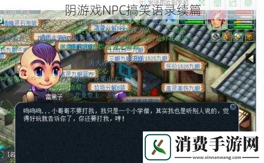 阴游戏NPC搞笑语录续篇