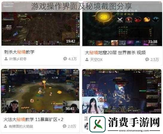 游戏操作界面及秘境截图分享