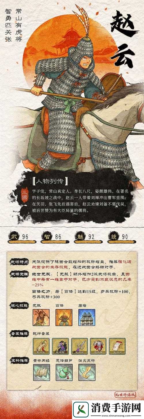 武神赵子龙手游武将列传解析