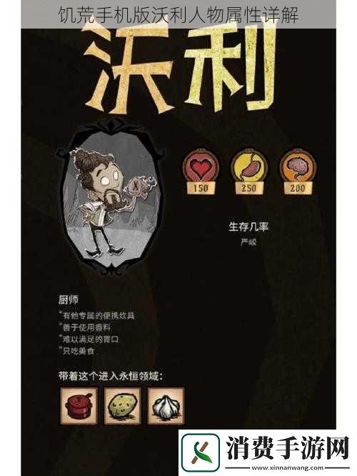 饥荒手机版沃利人物属性详解