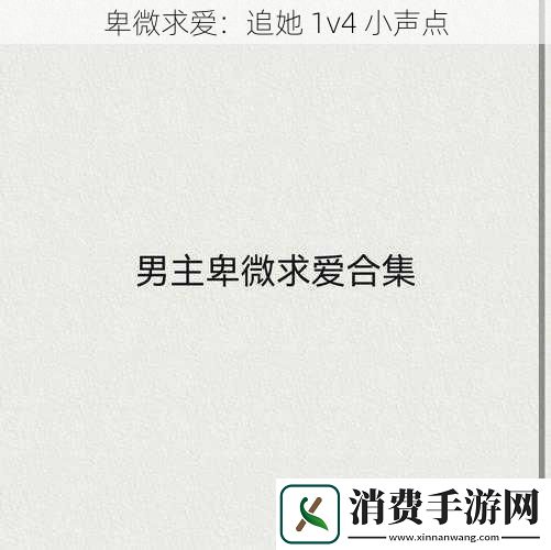 卑微求爱：追她-1v4-小声点