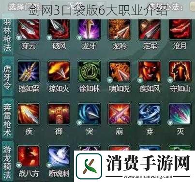 剑3口袋版6大职业介绍