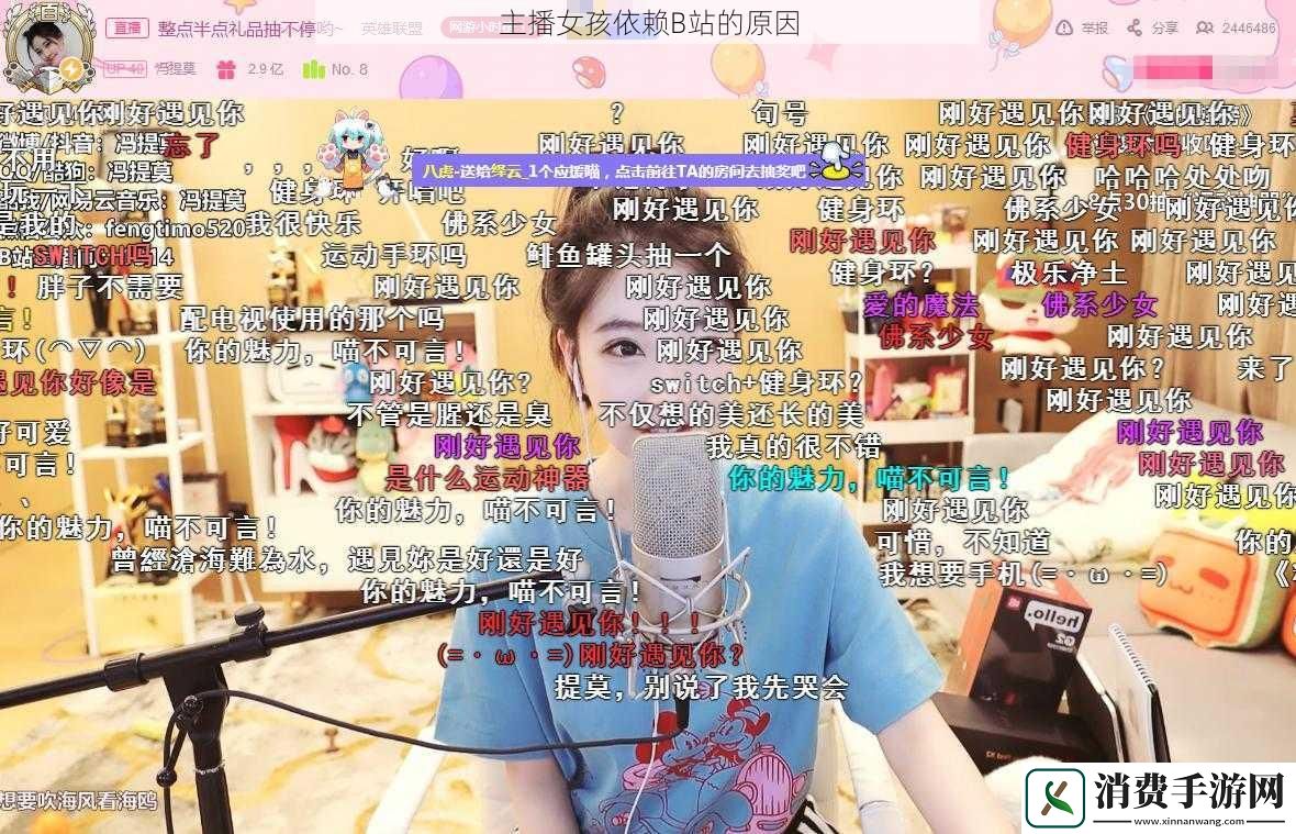 主播女孩依赖B站的原因
