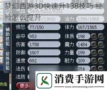 梦幻西游3D快速升138技巧-经验怎么提升