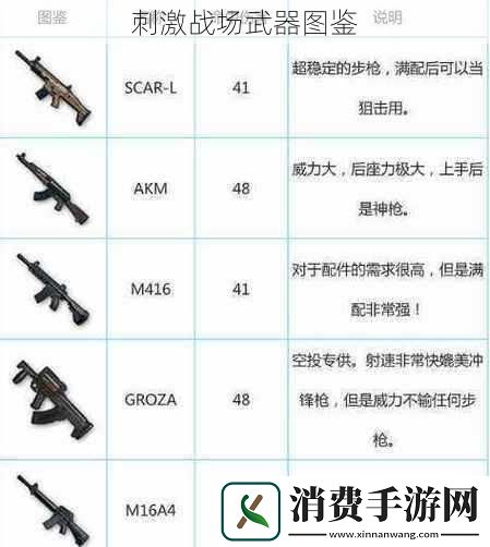 刺激战场武器图鉴