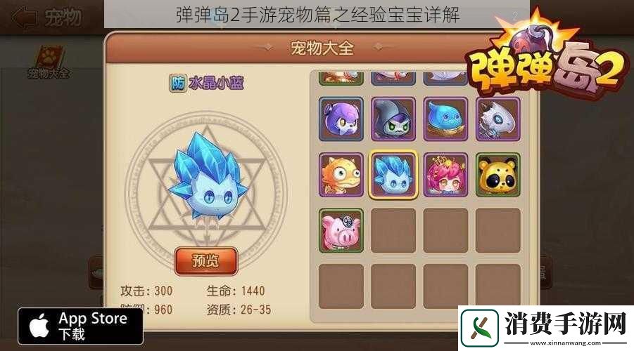弹弹岛2手游宠物篇之经验宝宝详解