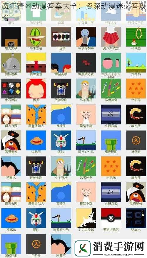 疯狂猜图动漫答案大全
