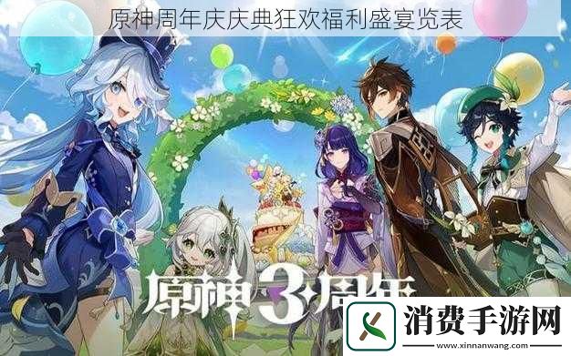 原神周年庆庆典狂欢福利盛宴览表