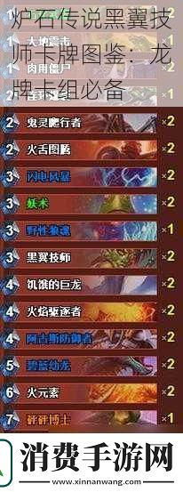 炉石传说黑翼技师卡牌图鉴：龙牌卡组必备