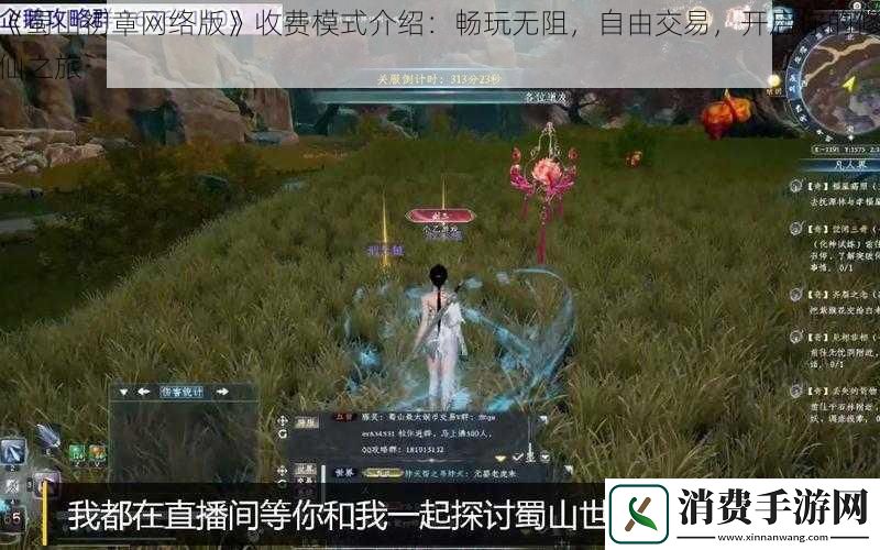蜀山初章网络版收费模式介绍
