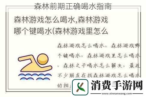 森林前期正确喝水指南