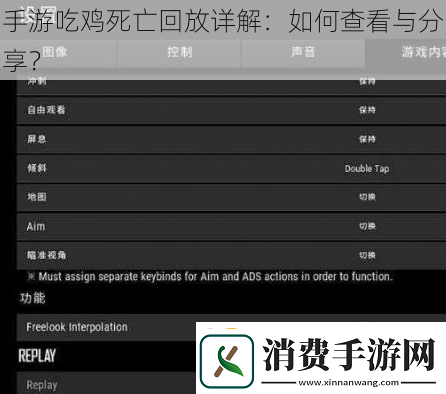手游吃鸡死亡回放详解