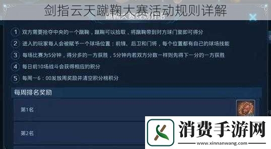 剑指云天蹴鞠大赛活动规则详解