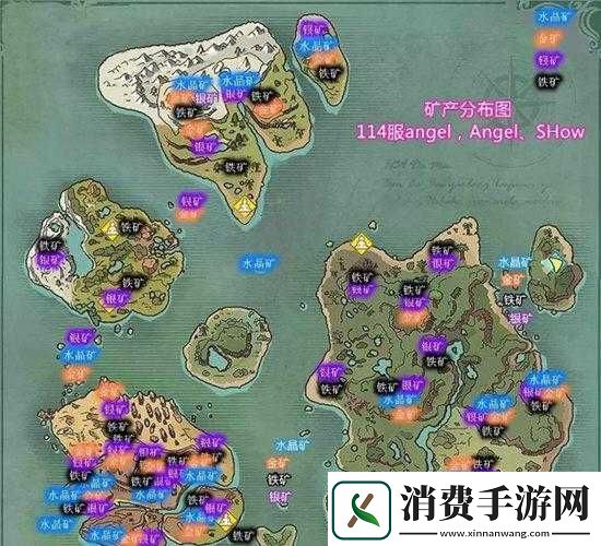 创造与魔法金矿的分布位置 