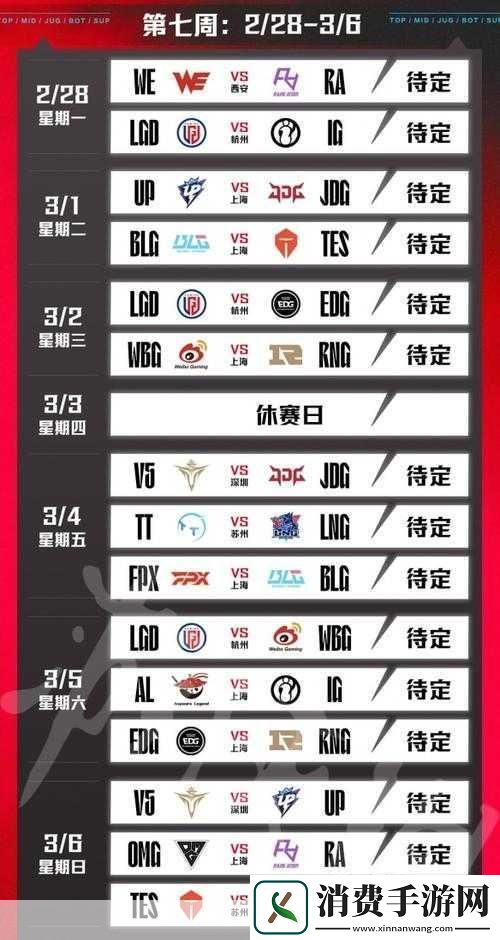 英雄联盟LPL春季赛2022赛程全新概览