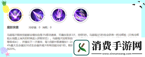 五虎战将手游马超角色属性技能解析 