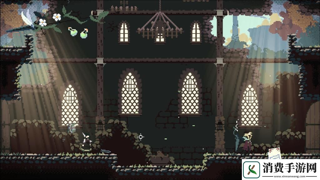 类银河恶魔城游戏花田Steam页面