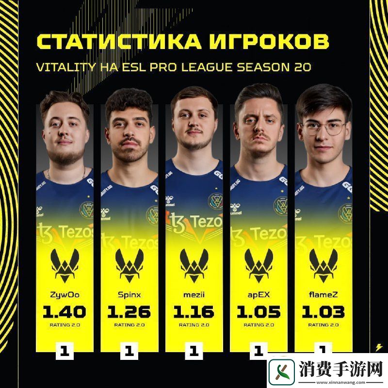 flameZ为本次EPLS20征程中Vitality队内数据最差选手