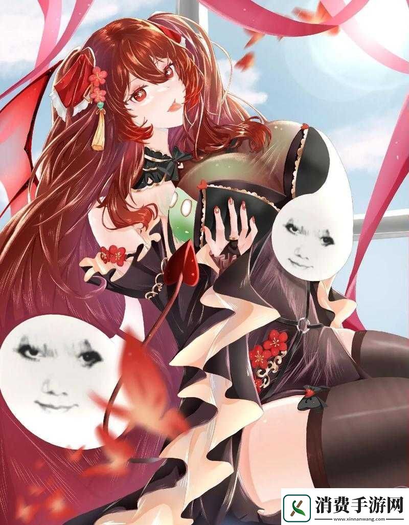 史莱姆钻进胡桃的肚子变大