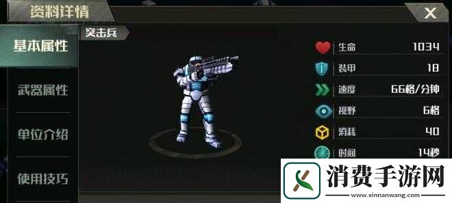 全球手游突击兵兵种特性详解