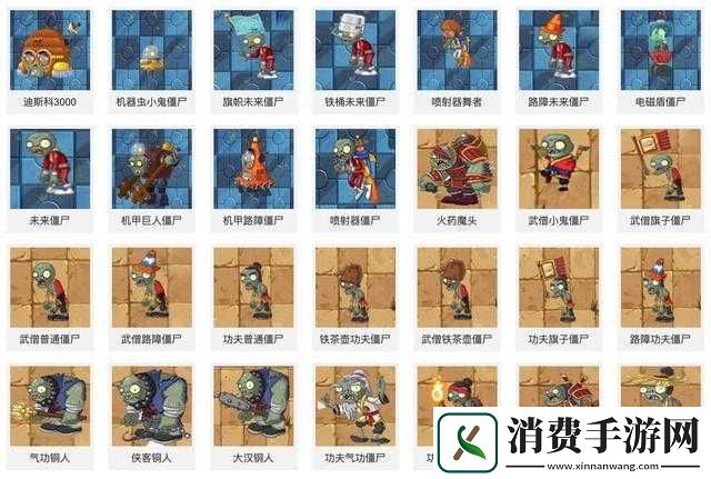 植物大战僵尸2未来世界僵尸大全及图鉴概览