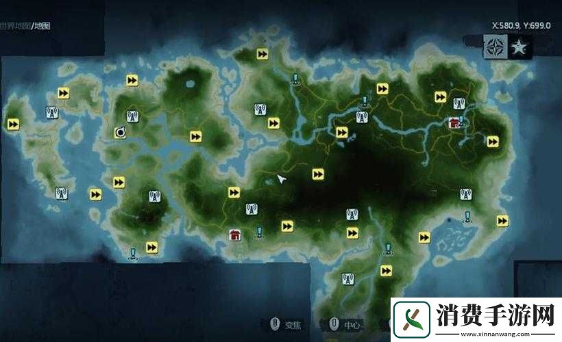 孤岛惊魂3全信号塔地图位置