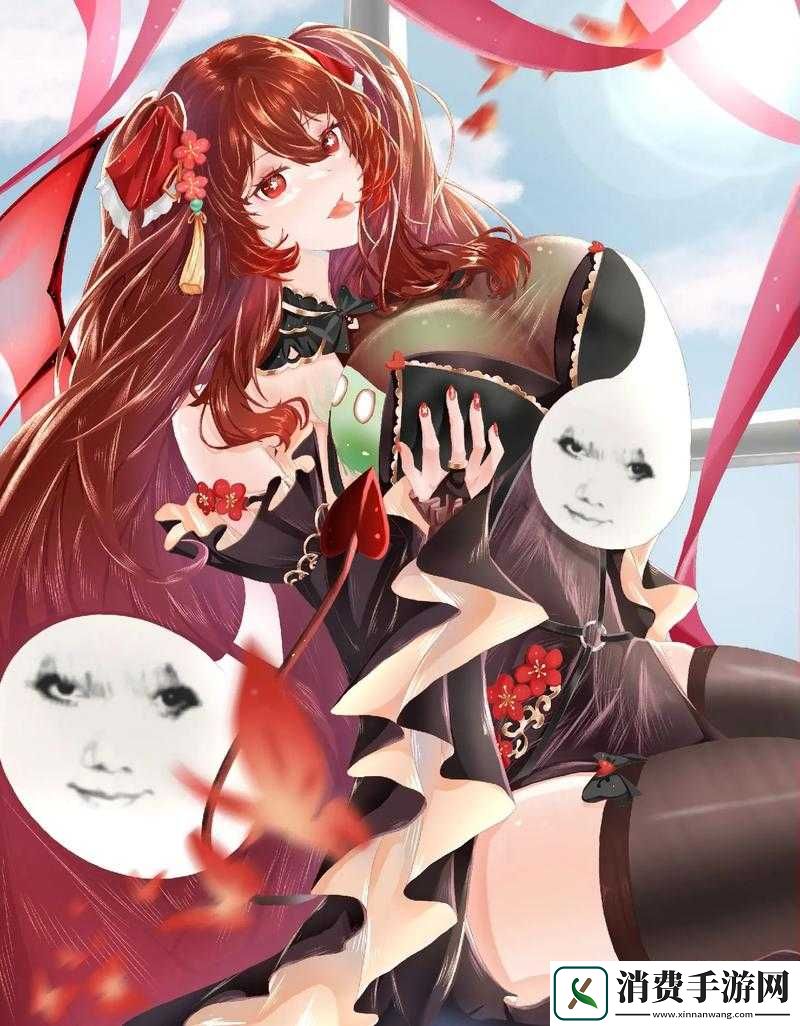 史莱姆钻进胡桃的肚子变大