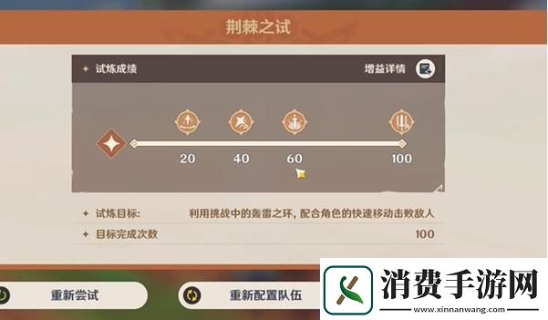 原神荆棘与勋冠第四关如何通过