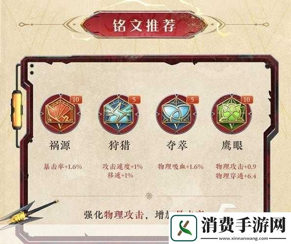 王者荣耀戈娅铭文怎么搭配