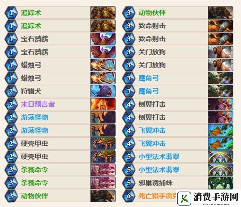 炉石传说女巫森林突袭任务猎卡组修改版推荐