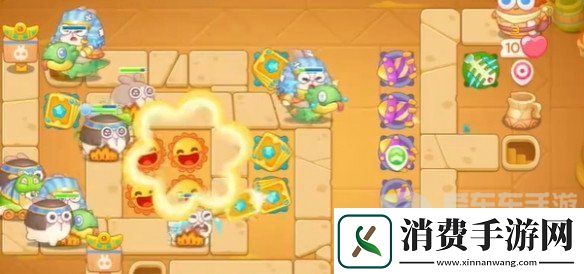 保卫萝卜4法老归来第50关怎么过