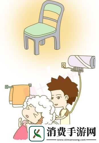 宝宝扶着水池乖乖让爸爸洗头