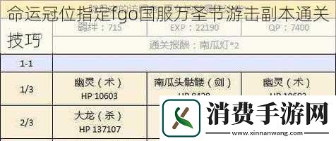 FGO万圣节期第节攻略