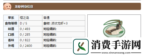 食之契约龙虾刺身制作方法及所需食材菜谱修改版