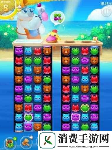 消消乐海滨假日高难关51技巧解析