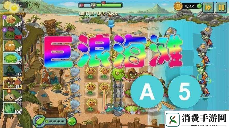 植物大战僵尸2海滩世界第5关战略指南