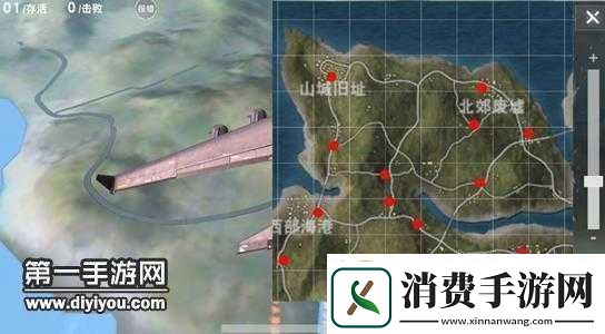 荒野行动中安全区与毒气区的辨认技巧