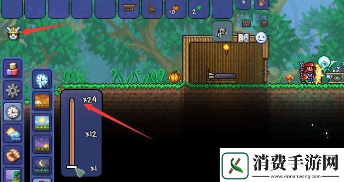 泰拉瑞亚花苞快速生成方法