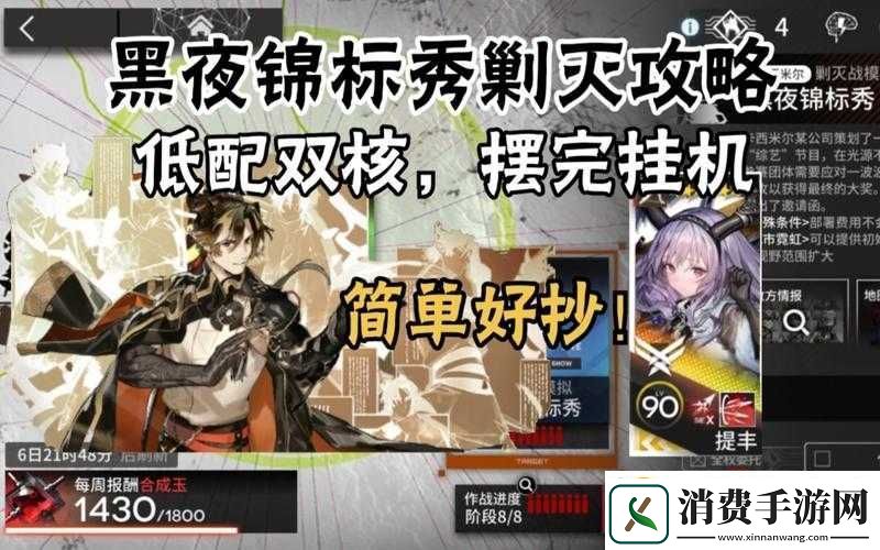 明日方舟新剿灭黑夜锦标秀攻略指南