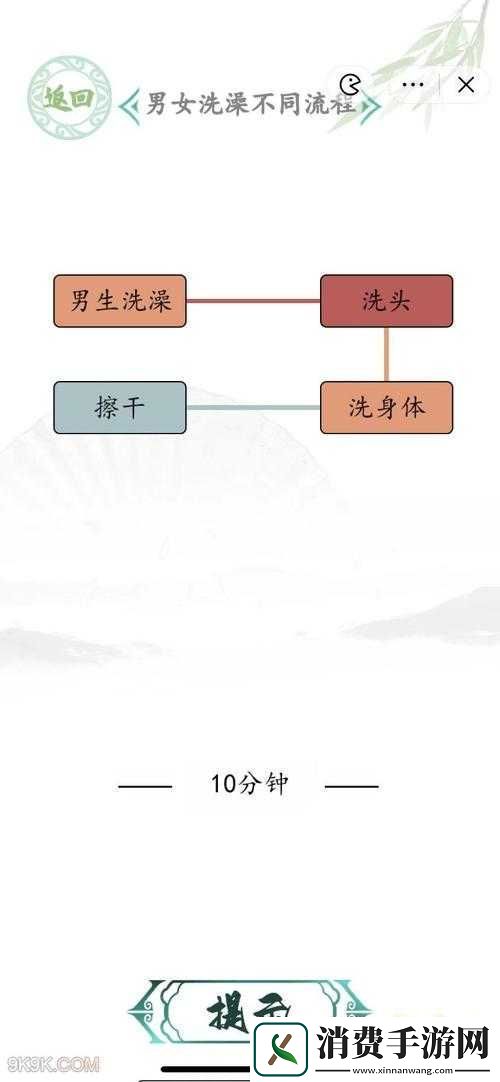 汉字找茬王男女洗澡如何出装