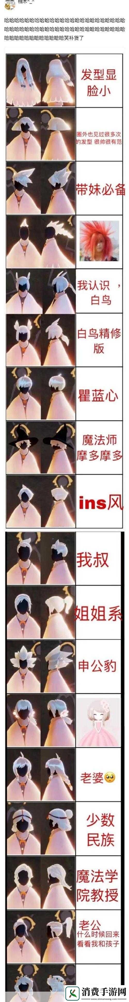 光遇飞翔季发型展示与外观概览