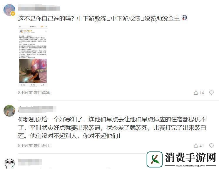iG粉丝怒斥教练和赛训组