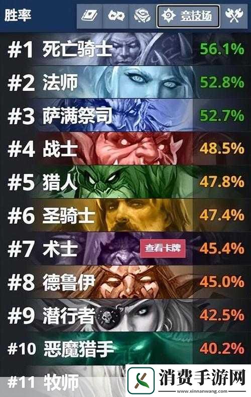 炉石传说竞技场职业选择攻略