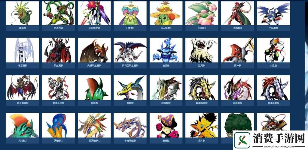 数码兽图鉴大揭秘
