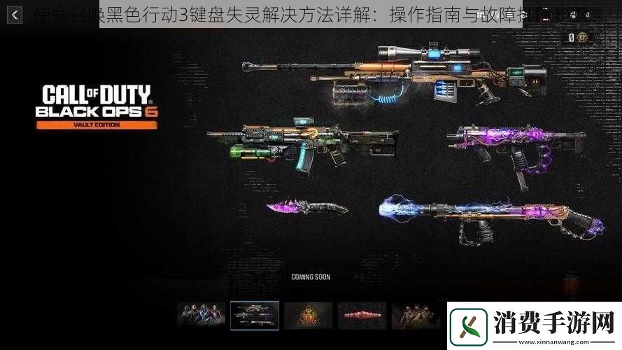 使命召唤黑色行动3键盘失灵解决方法详解