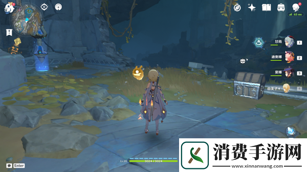 原神地下矿区宝箱开启方法