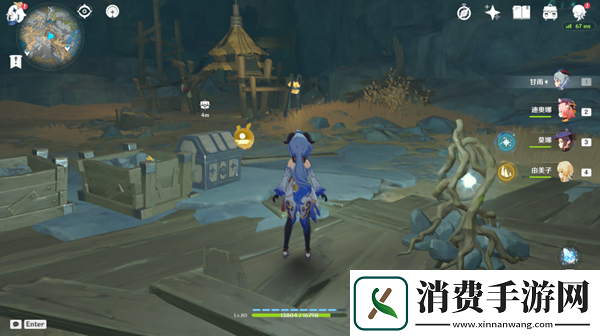 原神地下矿区宝箱开启方法